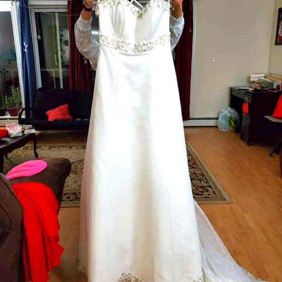 Wedding gown...